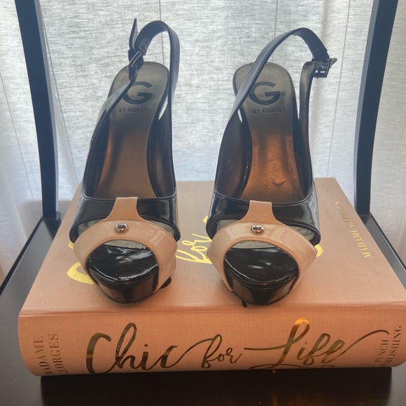 Sling back patent leather heels - Picture 2 of 5